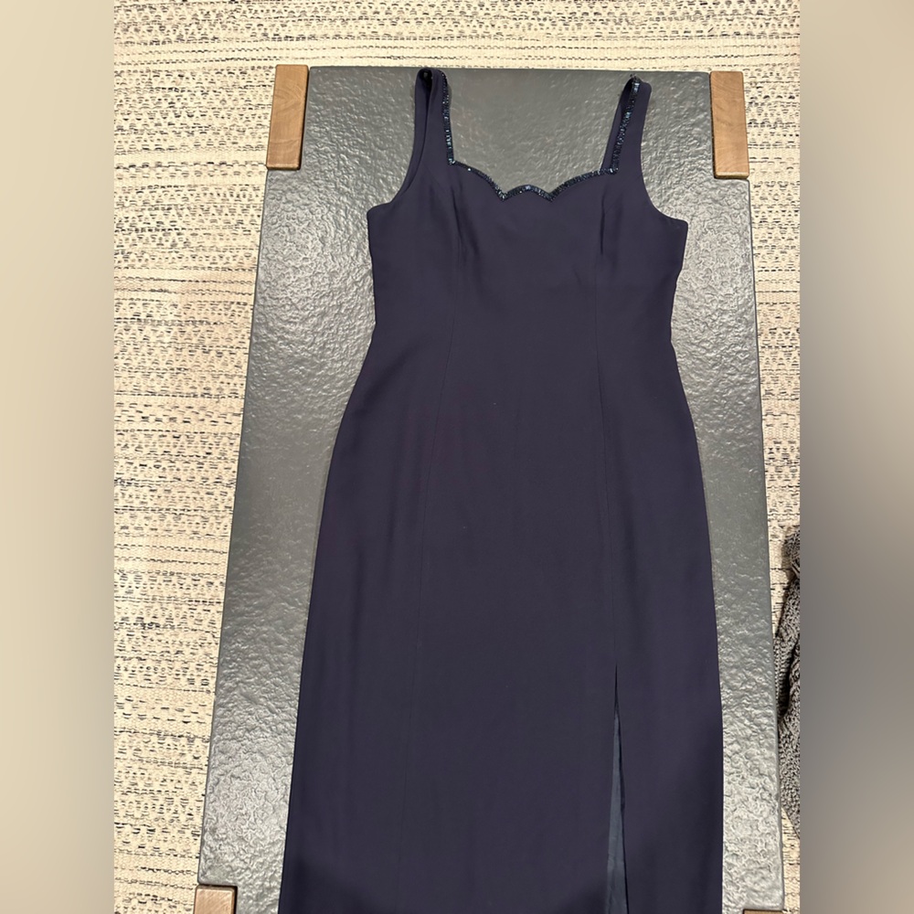 Vintage Saks Fifth Avenue Rimini Beaded Evening Gown Long Dress